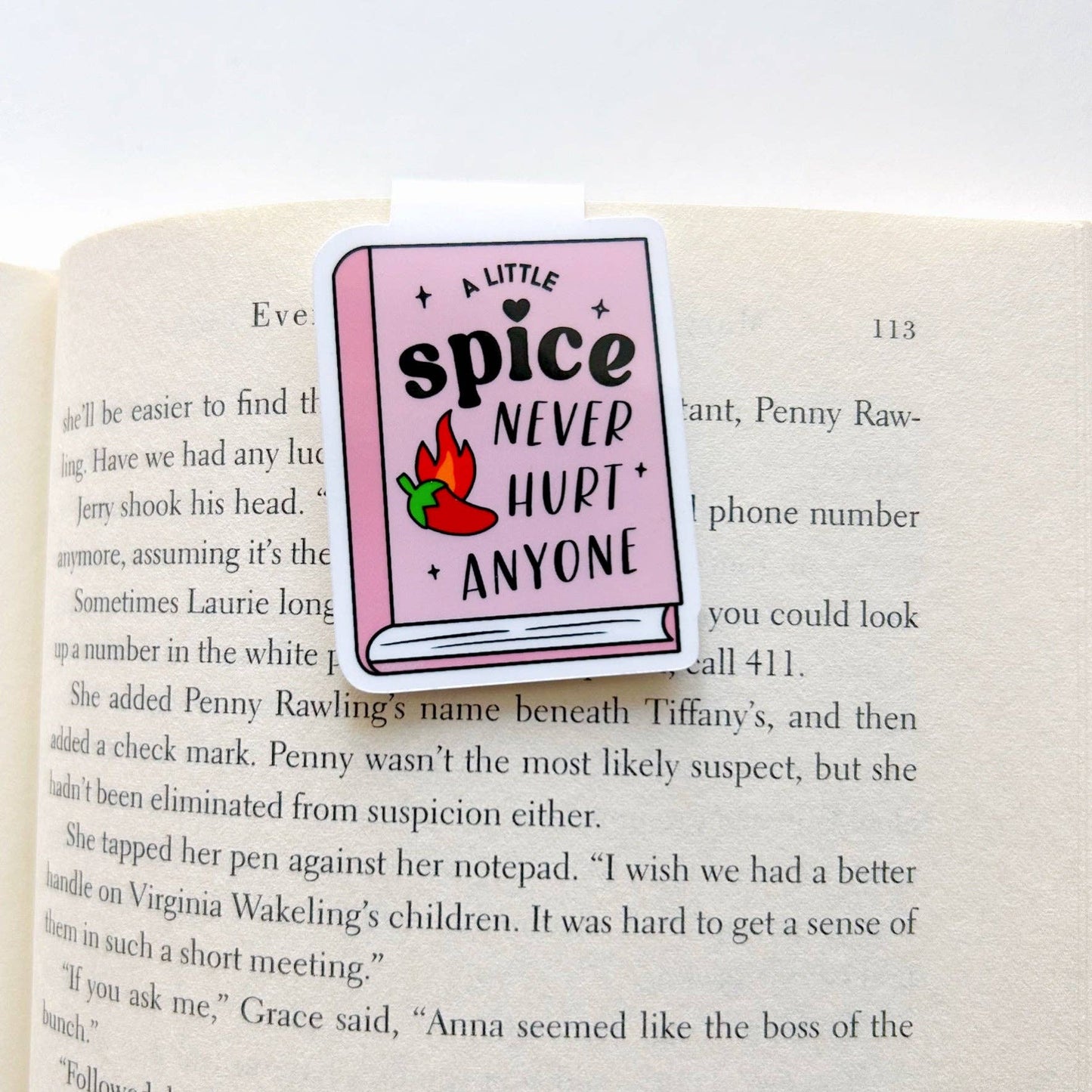 A Little Spice Magnetic Bookmark