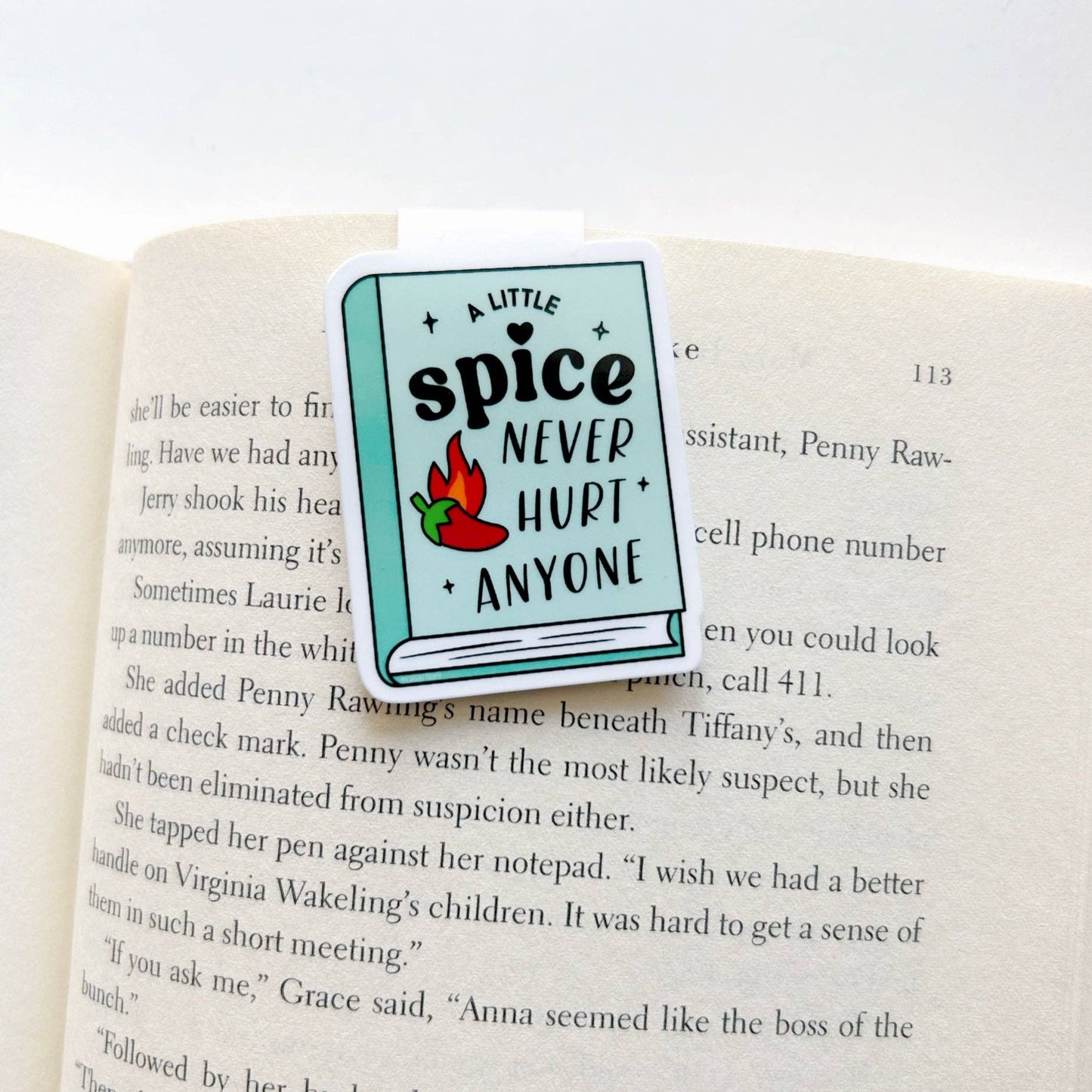 A Little Spice Magnetic Bookmark