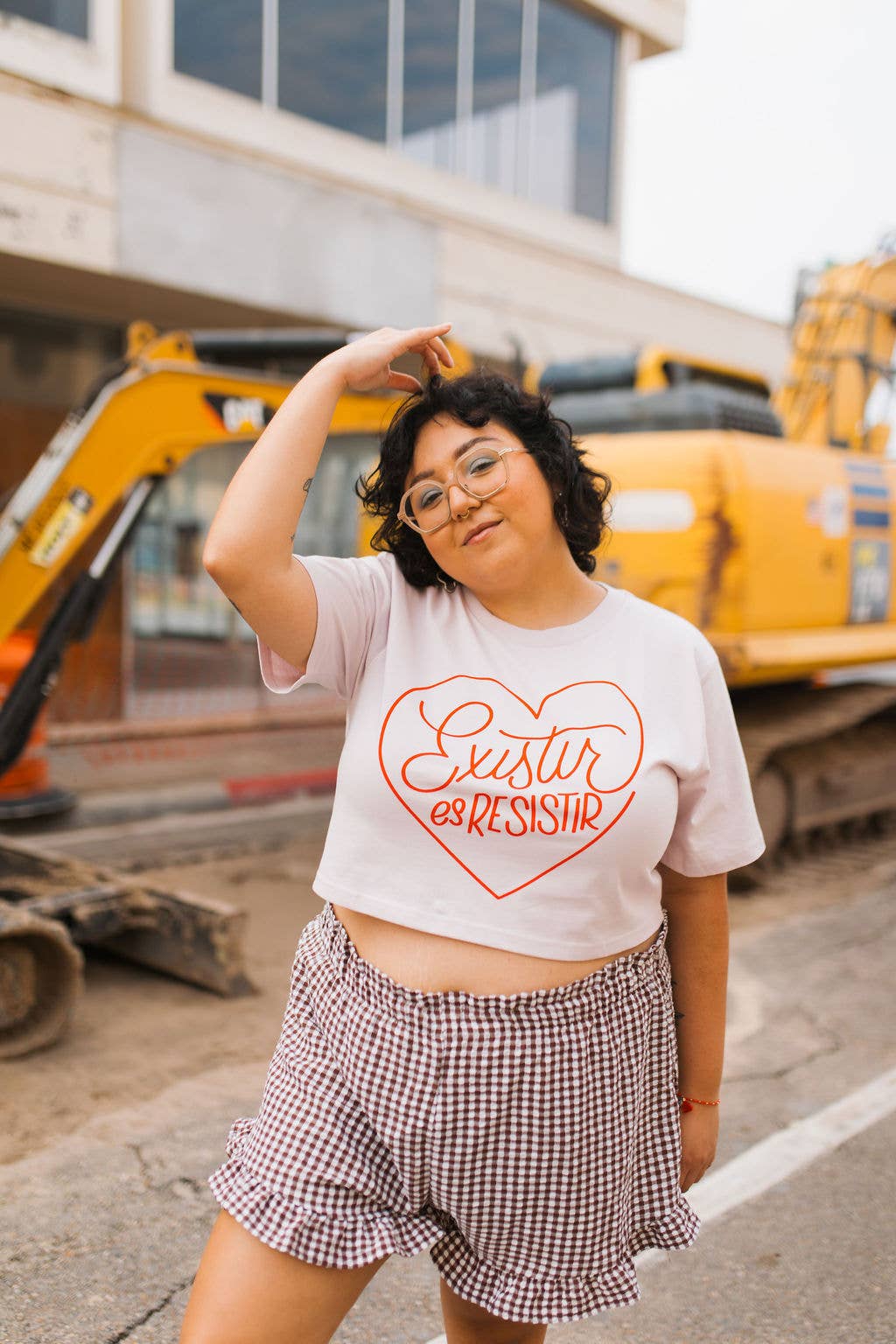Existir Es Resistir Crop Top