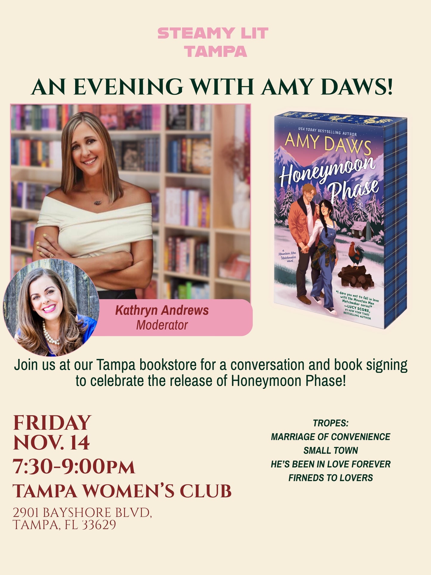 Amy Daws Book Signing + Convo