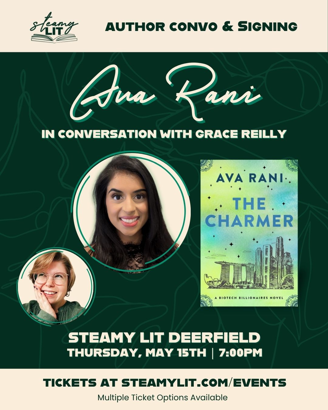 Ava Rani - Book Signing + Convo w/ Grace Reilly