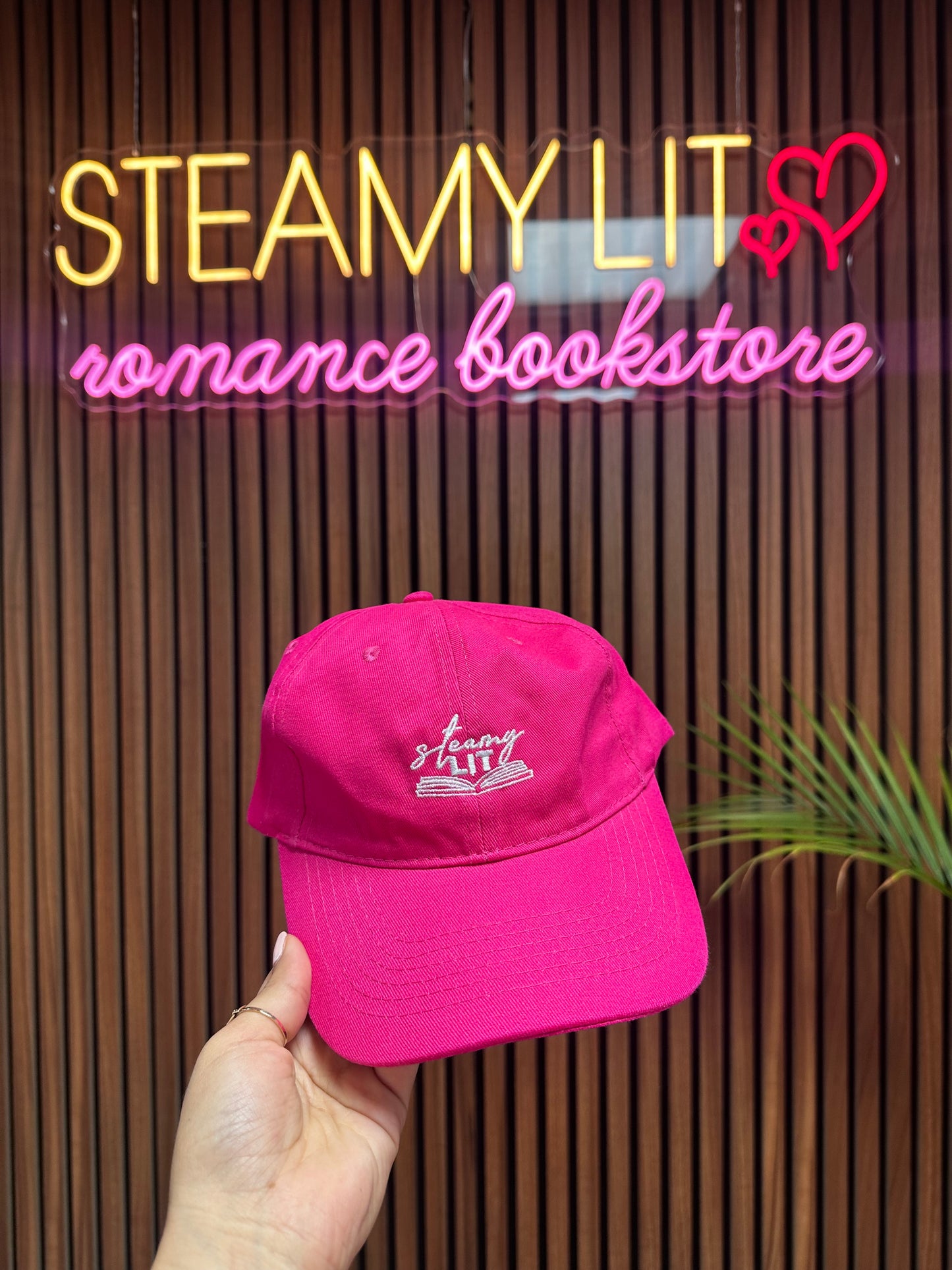Steamy Lit logo hat