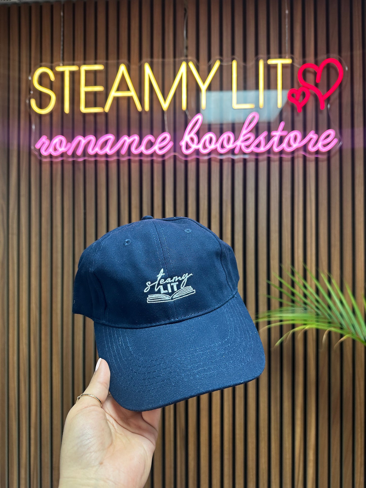 Steamy Lit logo hat