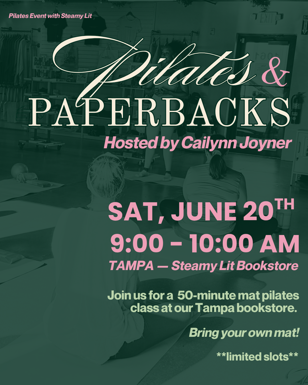 Pilates & Paperbacks - Tampa (June 2026)