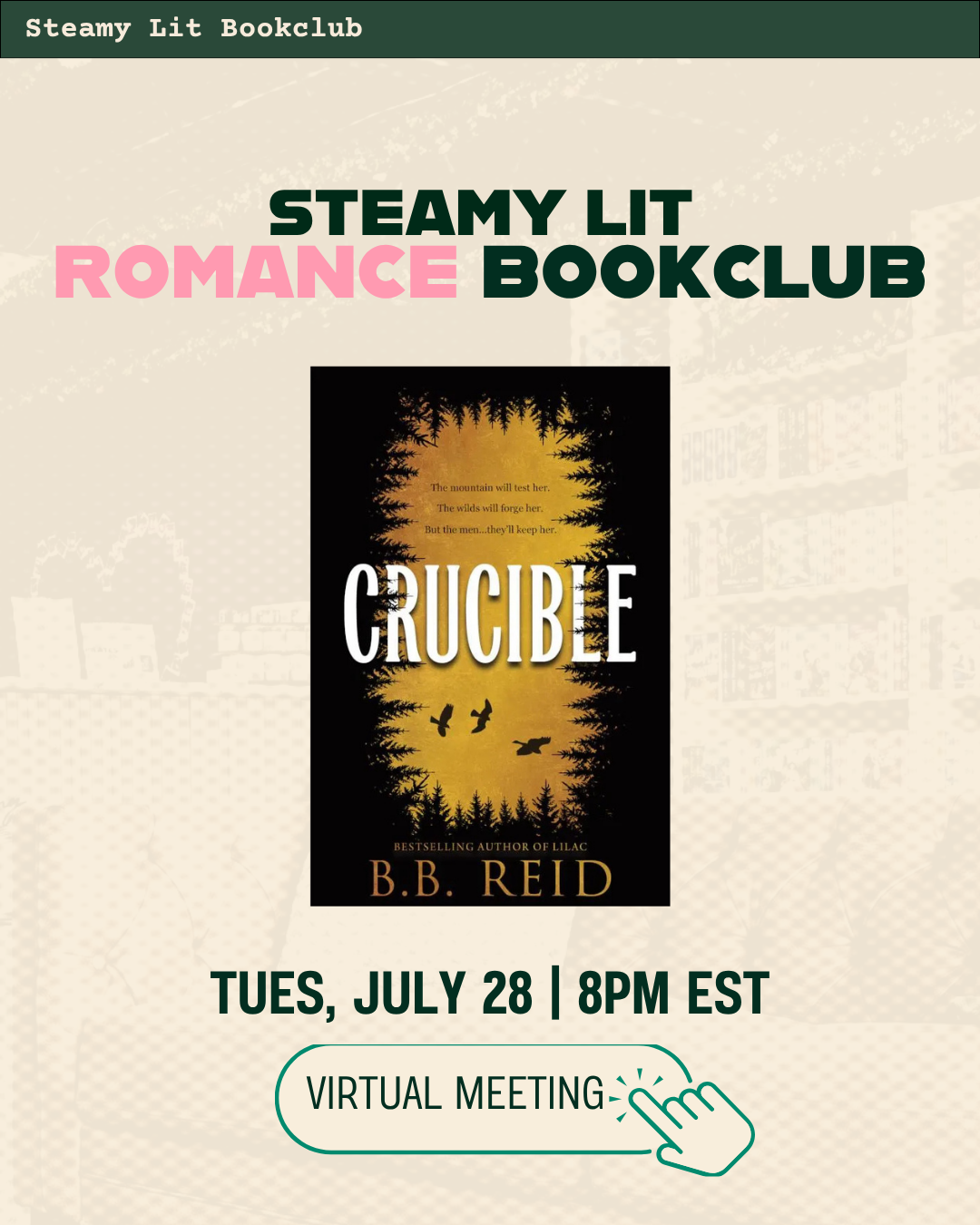July 2026 - Steamy Lit Book Club