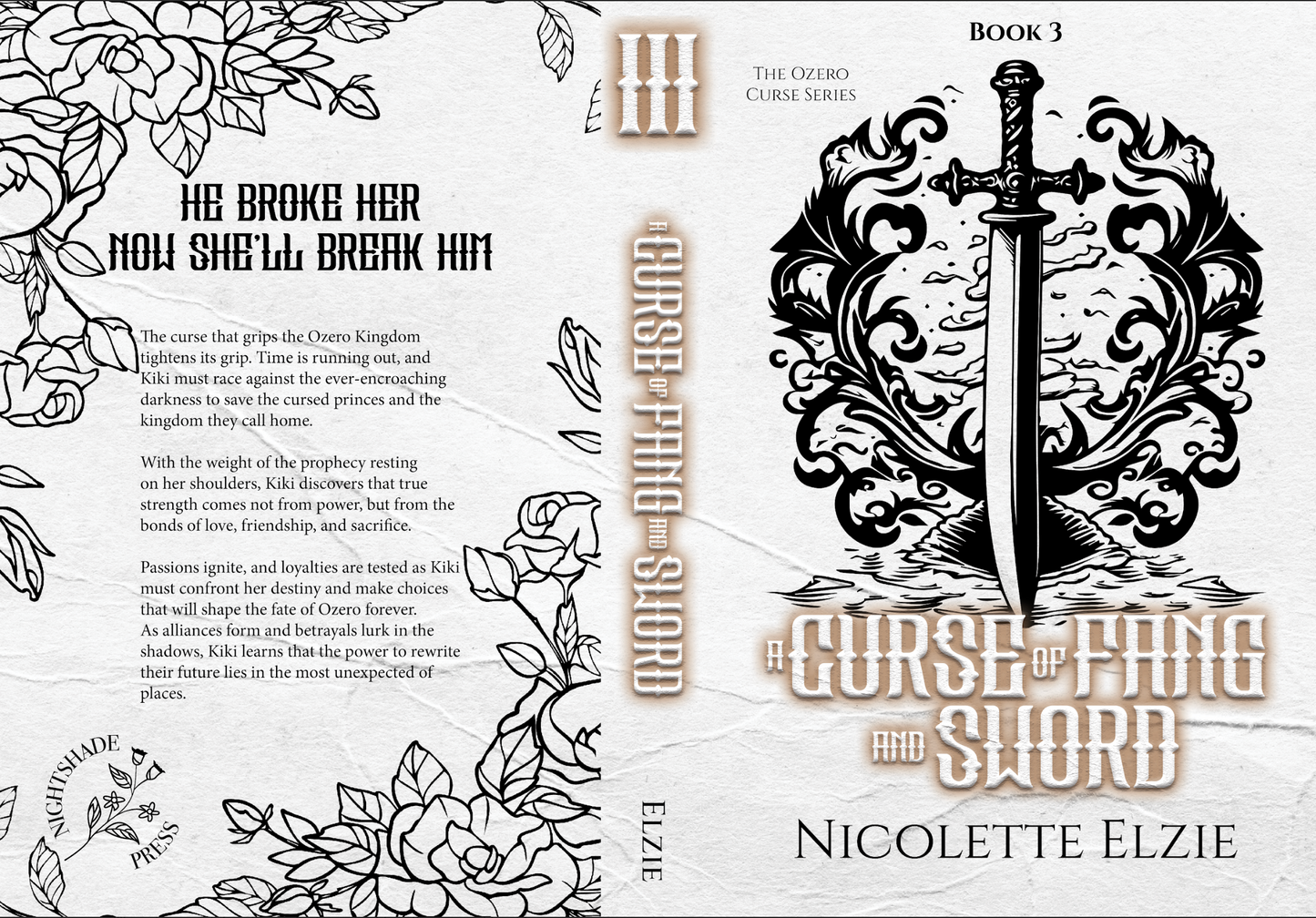 A Curse of Fang and Sword by Nicolette Elzie