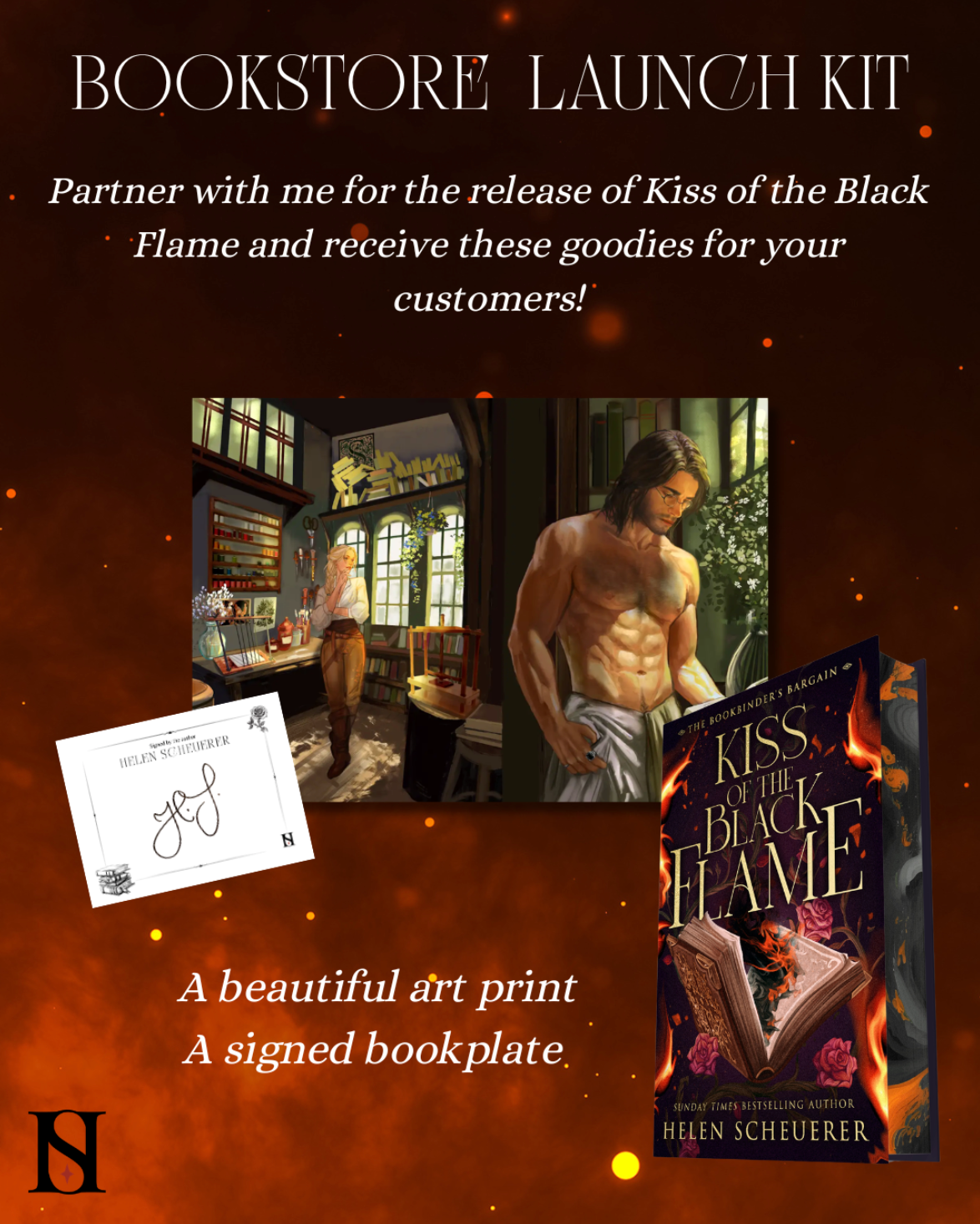 Kiss of the Black Flame by Helen Scheuerer (Pre-Order Campaign)