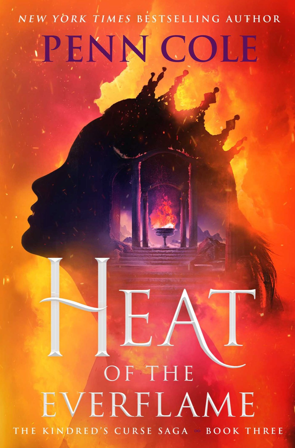 Heat of the Everflame by Penn Cole (The Kindred's Curse Saga #3)(Hardcover)