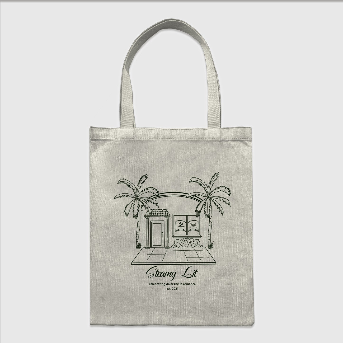 SteamyLit Deerfield Bookstore Tote