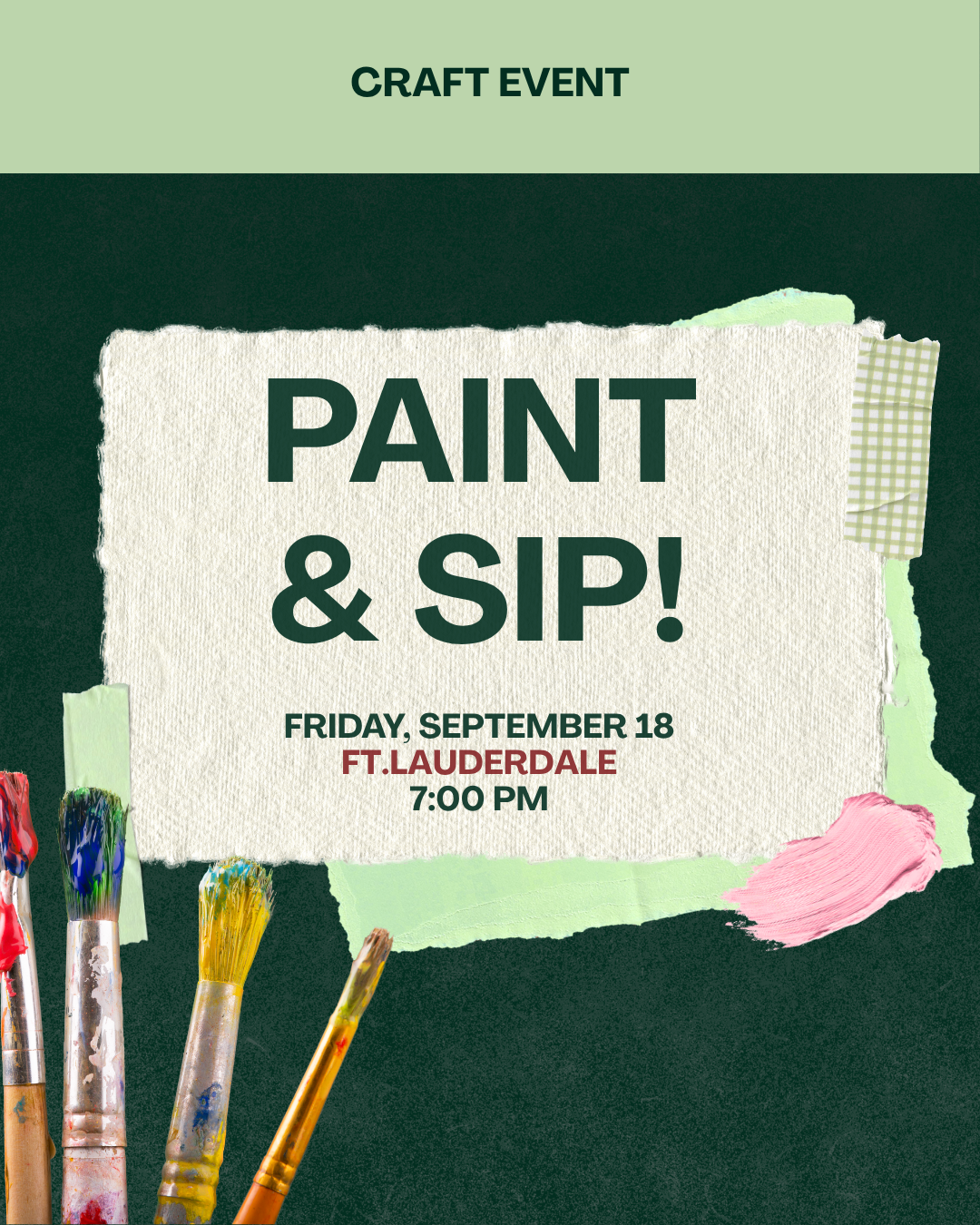 Paint and Sip! Ft. Lauderdale - September
