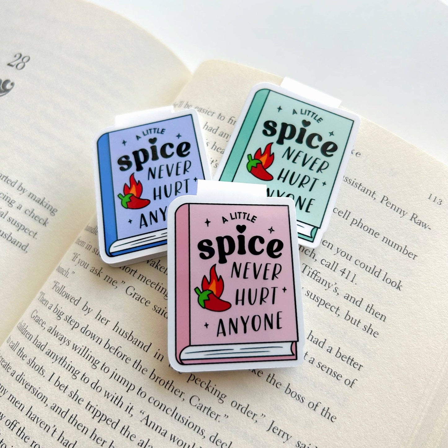 A Little Spice Magnetic Bookmark