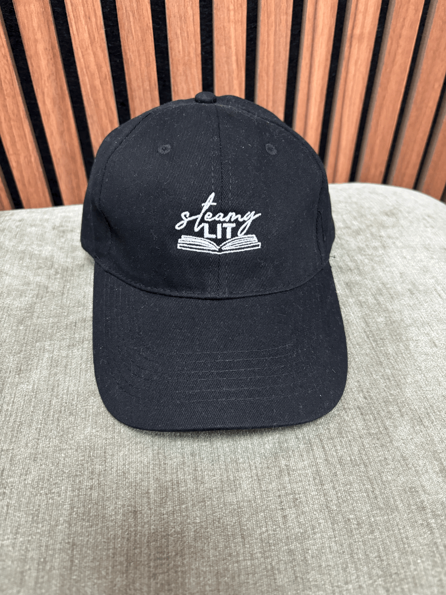 Steamy Lit logo hat