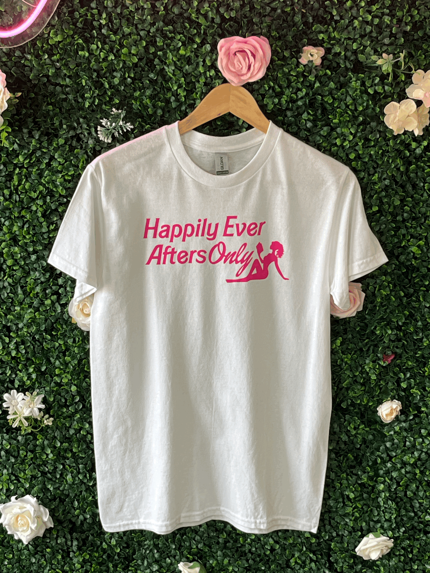 Happily Ever Afters Only T-Shirt (w/ Wavy Ponytail)