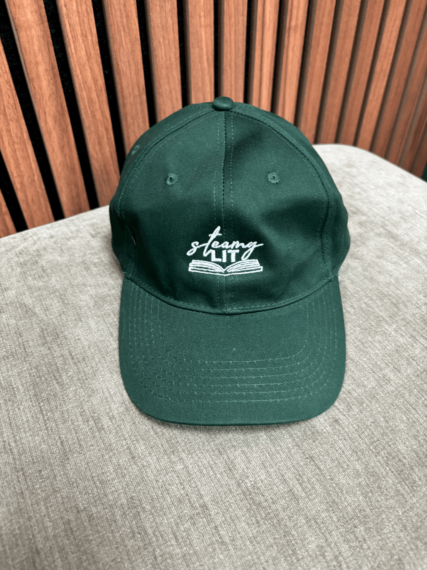 Steamy Lit logo hat