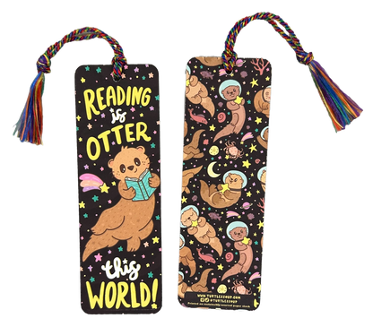 Reading Is Otter This World Funny Animal Pun Bookmark