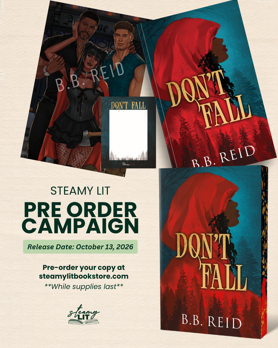 Don't Fall by B.B. Reid (Deluxe Edition) (Pre-Order Campaign)