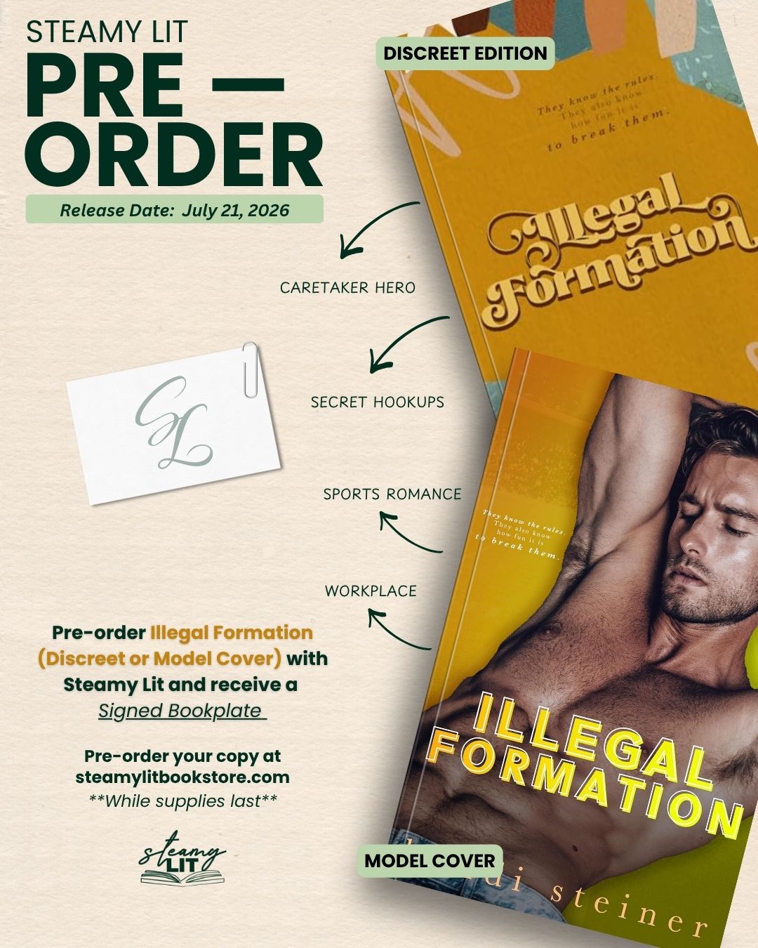 Illegal Formation by Kandi Steiner (Pre-Order Campaign)