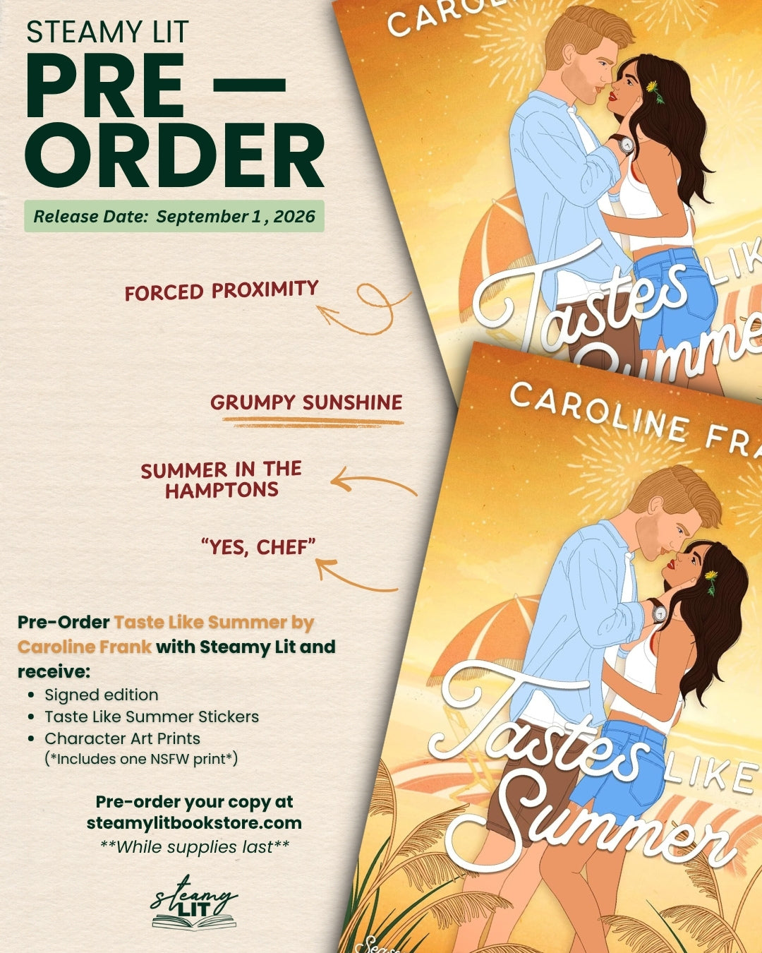 Tastes Like Summer by Caroline Frank (Pre-Order Campaign)