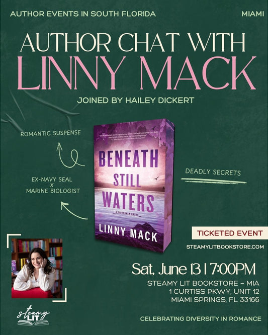 Celebrate Beneath Still Waters with Linny Mack! Book Signing & Conversation in Miami