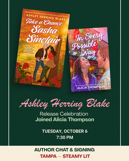 Author Visit (Tampa) - Ashley Herring Blake  for the release of Take a Chance, Sasha Sinclair.