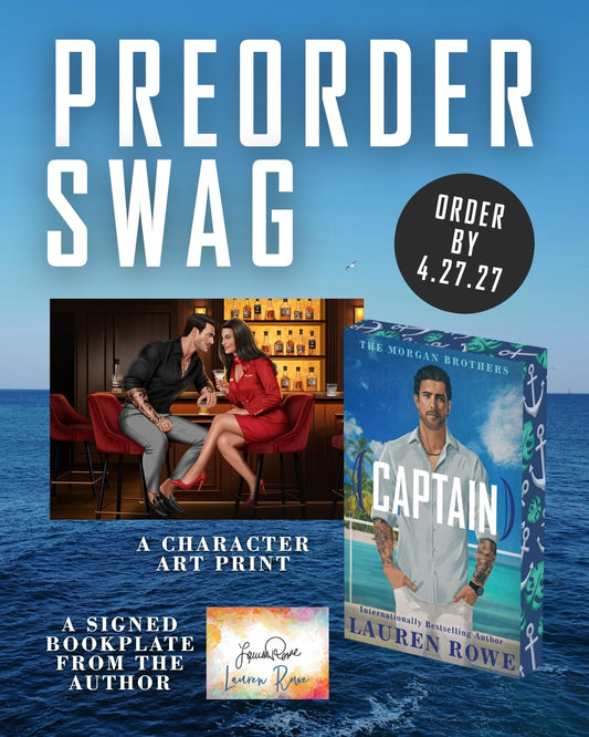 Captain by Lauren Rowe (Deluxe Stenciled Edges) (Pre-Order Campaign)