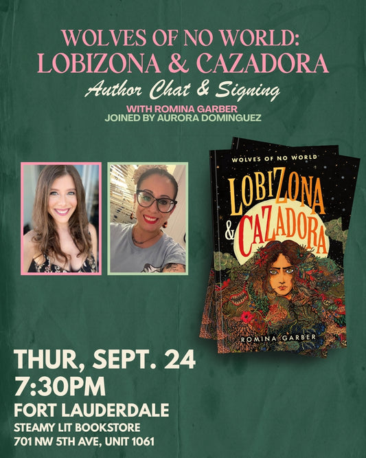 Celebrate the release of Wolves of No World: Lobizona and Cazadora by Romina Garber! Book Signing & Conversation in Ft. Lauderdale