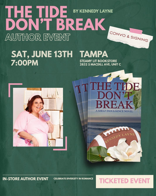 Celebrate The Tide Don't Break by Kennedy Layne-  Book Signing & Conversation