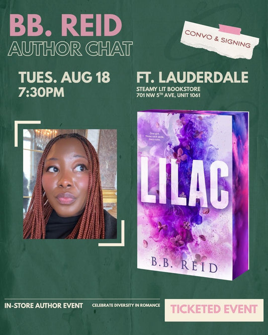 Meet B.B. Reid - Book Signing & Conversation in Ft Lauderdale