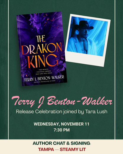 The Drakon King Book Tour - Author Signing & Conversation with Terry J. Benton-Walker in Tampa!