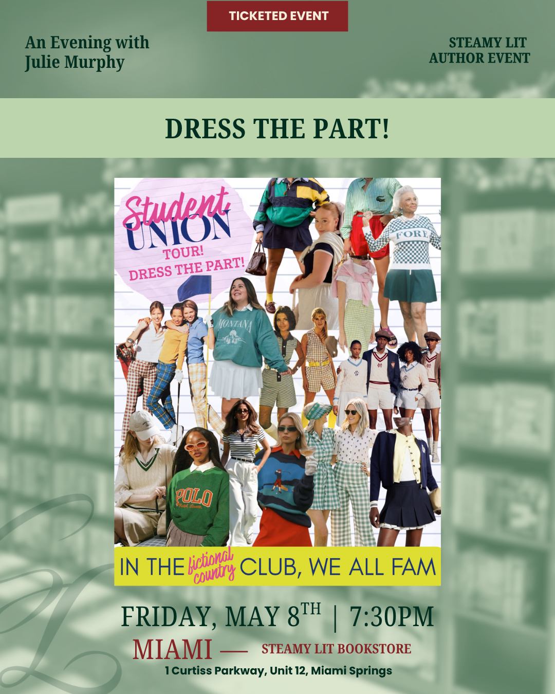 Celebrate The Undergrads: Student Union with Julie Murphy! Book Signing & Conversation