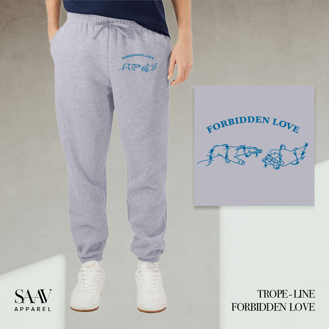 Forbidden Love Sweatpants by SAAV Apparel