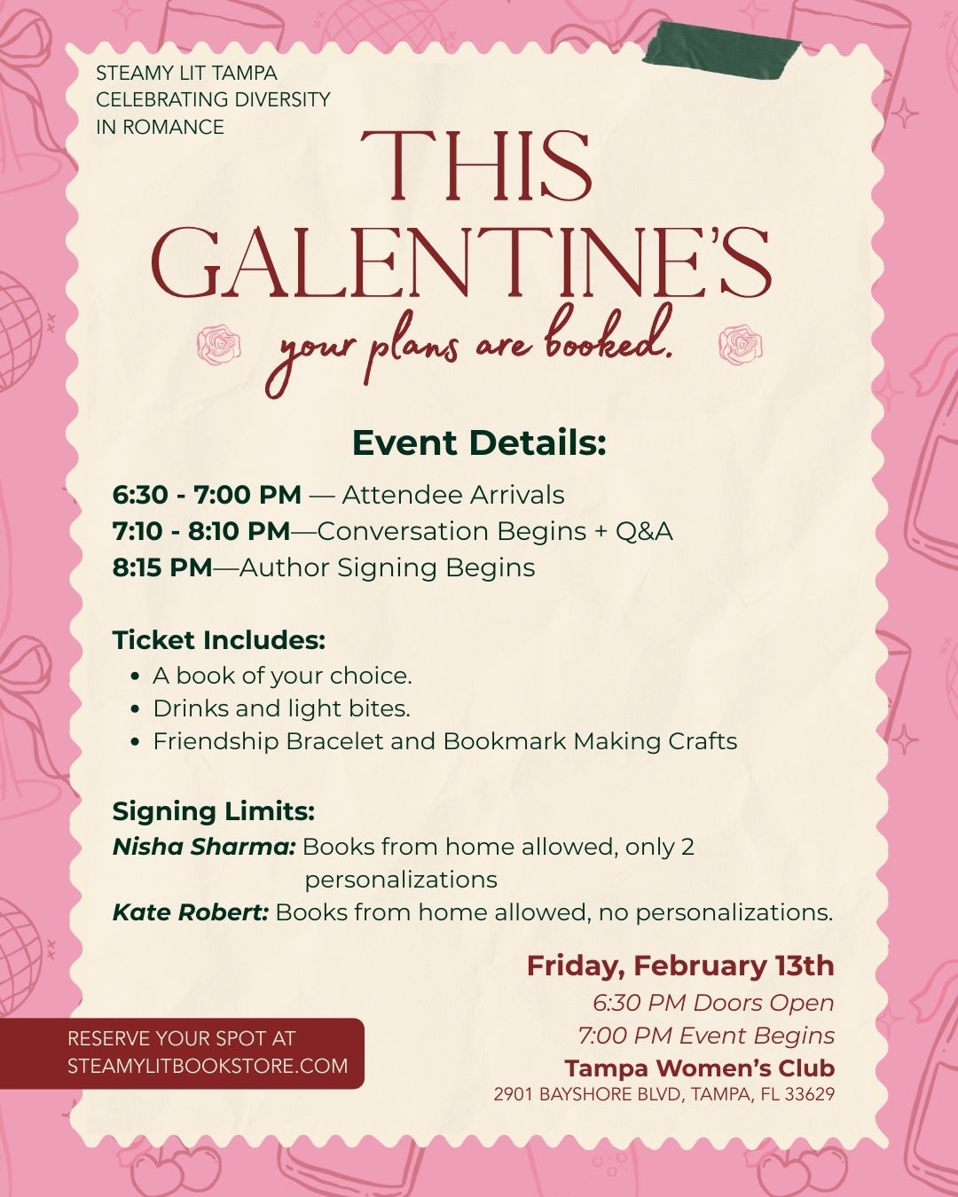 Galentines Night with Nisha Sharma & Katee Robert!