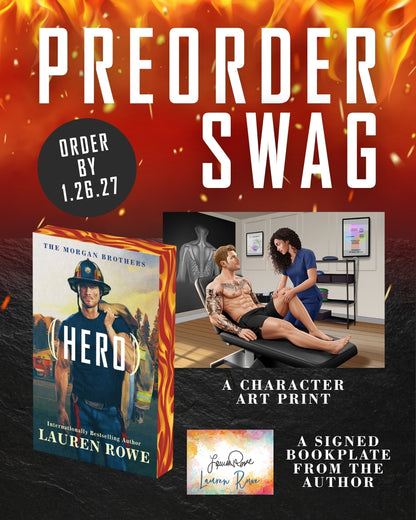 Hero by Lauren Rowe (Deluxe Stenciled Edges) (Pre-Order Campaign)
