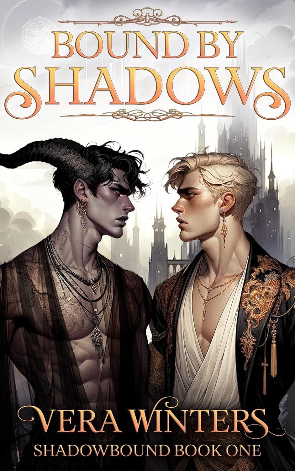 Bound by Shadows: A Dark M/M Fantasy Enemies-to-Lovers Romance by Vera Winters