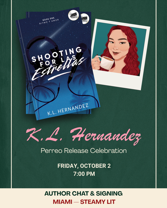 Celebrating Shooting for Las Estrellas with K.L. Hernandez! Q&A Conversation, Book Signing, & Perreo Class!
