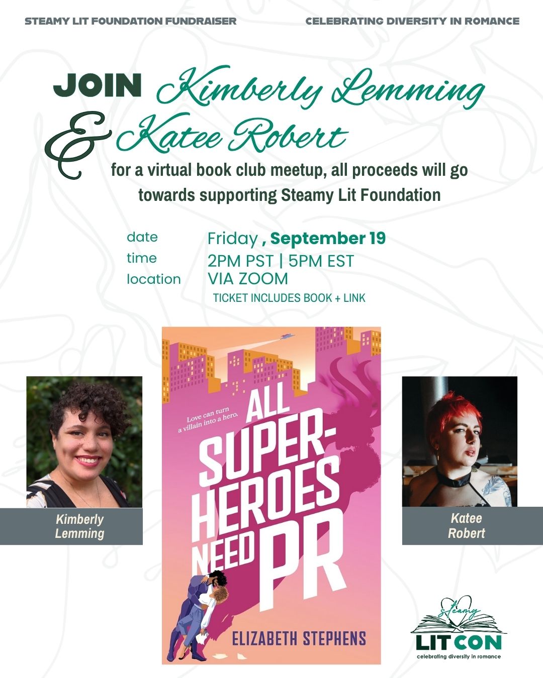 Bookclub Hosted by Kimberly Lemming & Katee Robert