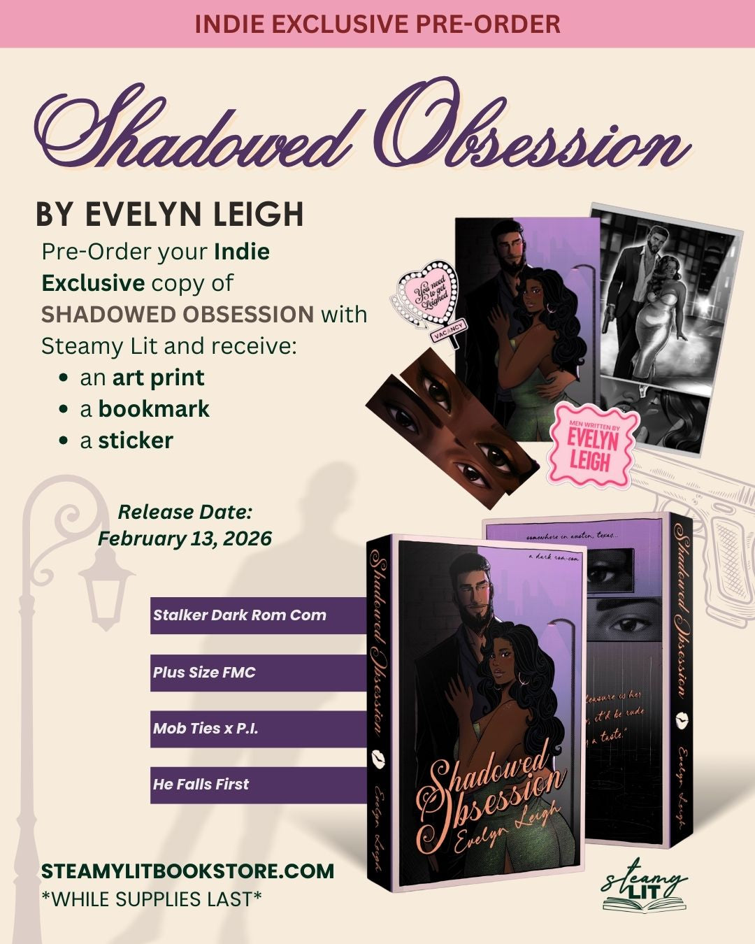 Shadowed Obsession by Evelyn Leigh (Indie Exclusive Pre-Order Campaign)