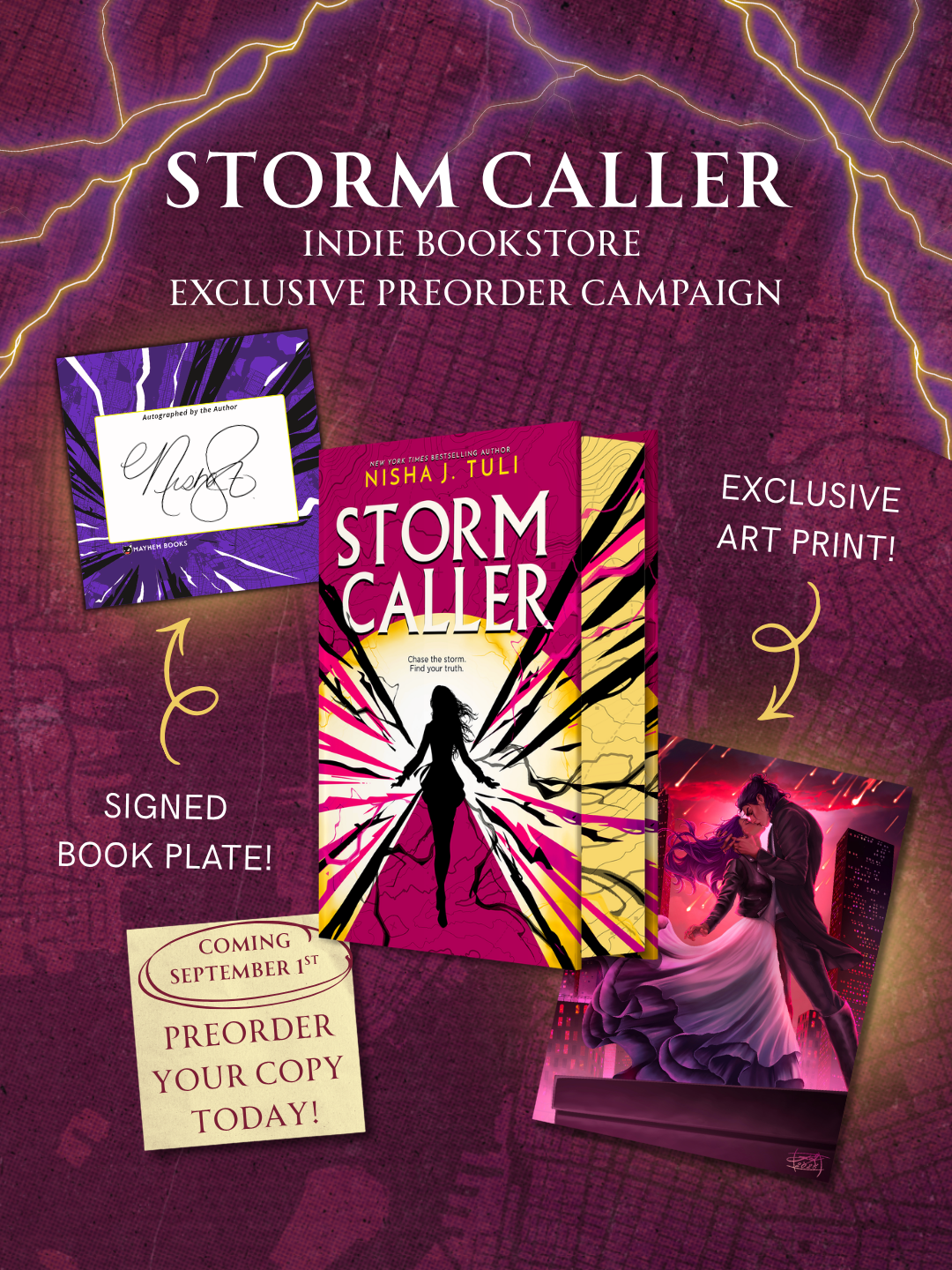 Storm Caller by Nisha J. Tuli (Pre-Order Campaign)