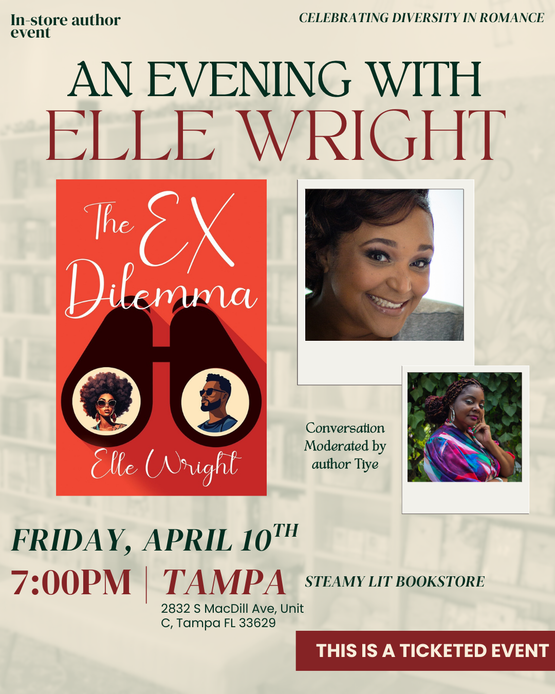 Come Celebrate The Ex Dilemma with Author Elle Wright!
