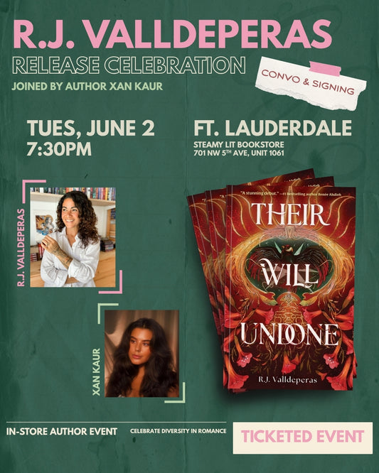 Their Will Undone Release Celebration with RJ Valldeperas