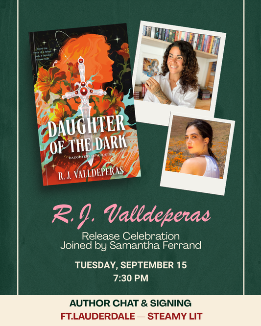 Celebrate Daughter of the Dark with RJ Valldeperas! Conversation & Signing!