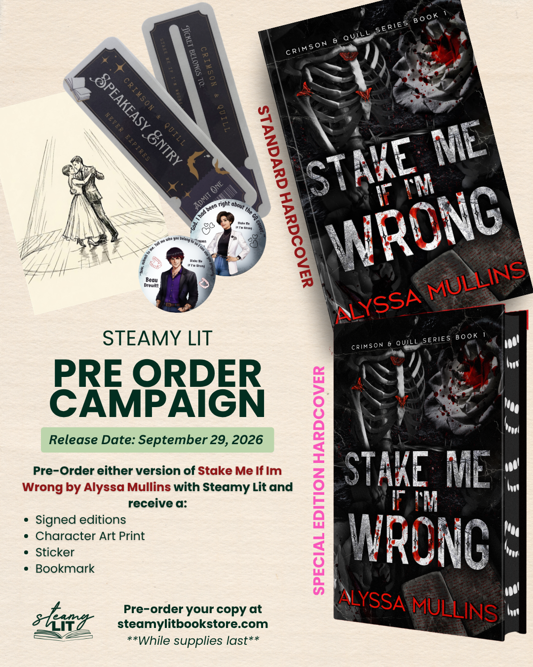 Stake Me if I'm Wrong by Alyssa Mullins (Pre-Order Campaign)