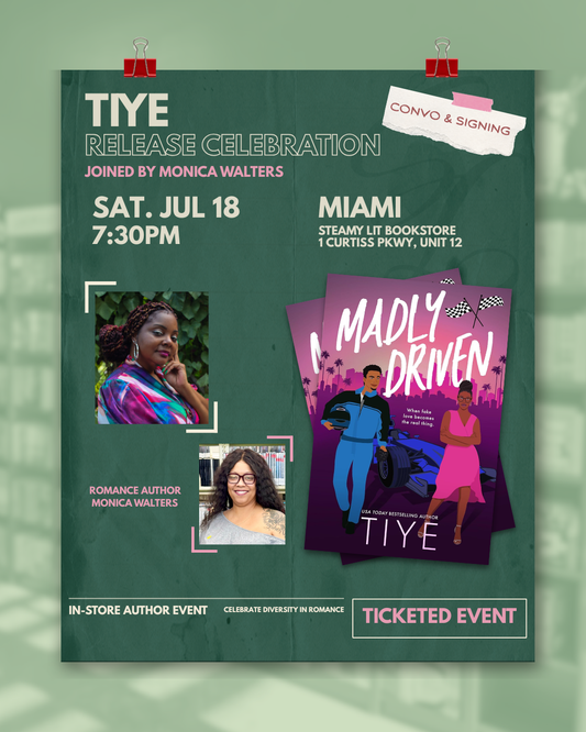 Celebrate the release of Madly Driven by Tiye at Steamy Lit Miami