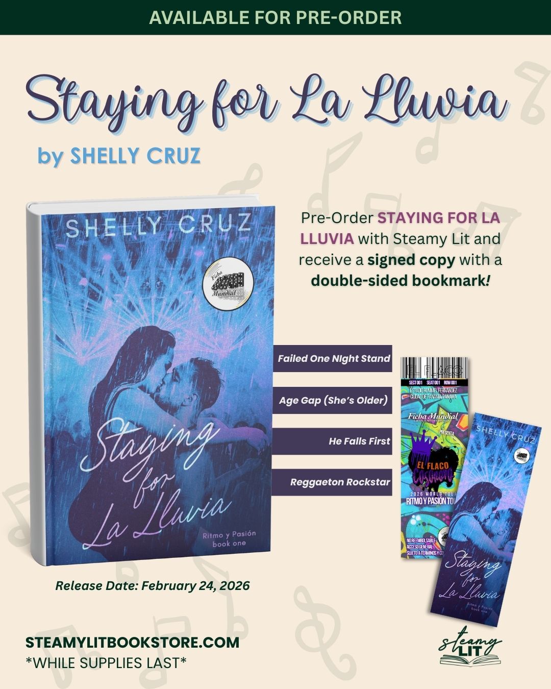 Staying for La Lluvia by Shelly Cruz (Pre order Campaign)