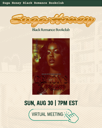 August 2026 - Suga Honey Black Romance Bookclub