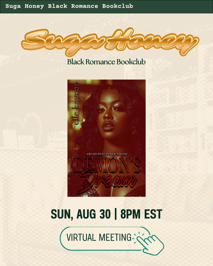 August 2026 - Suga Honey Black Romance Bookclub