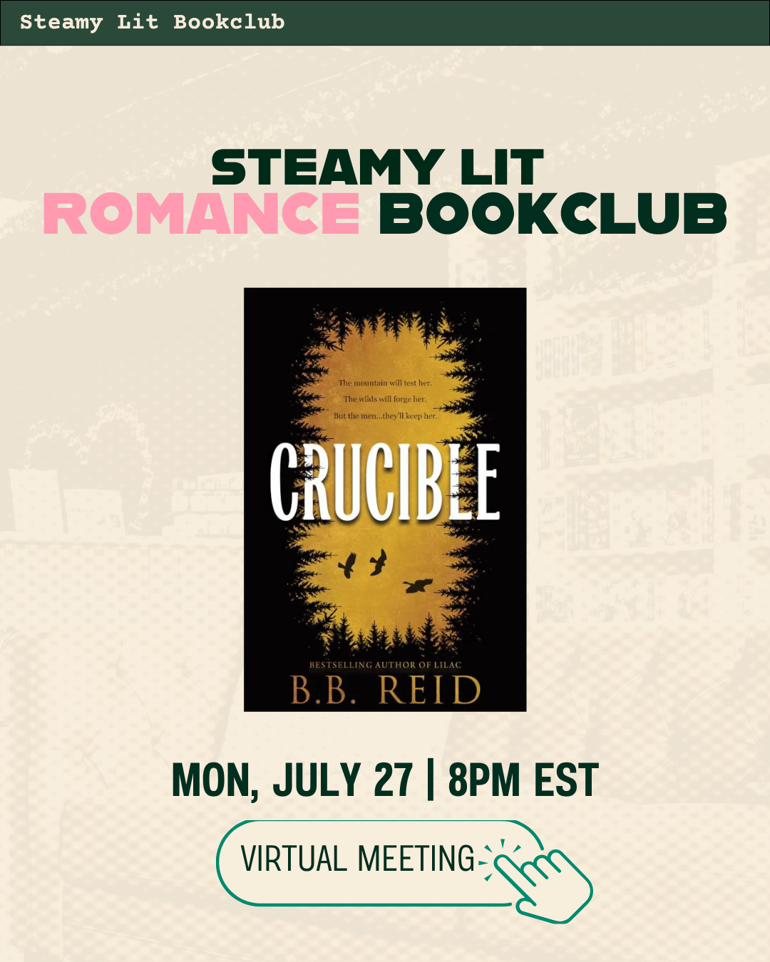 July 2026 - Steamy Lit Book Club