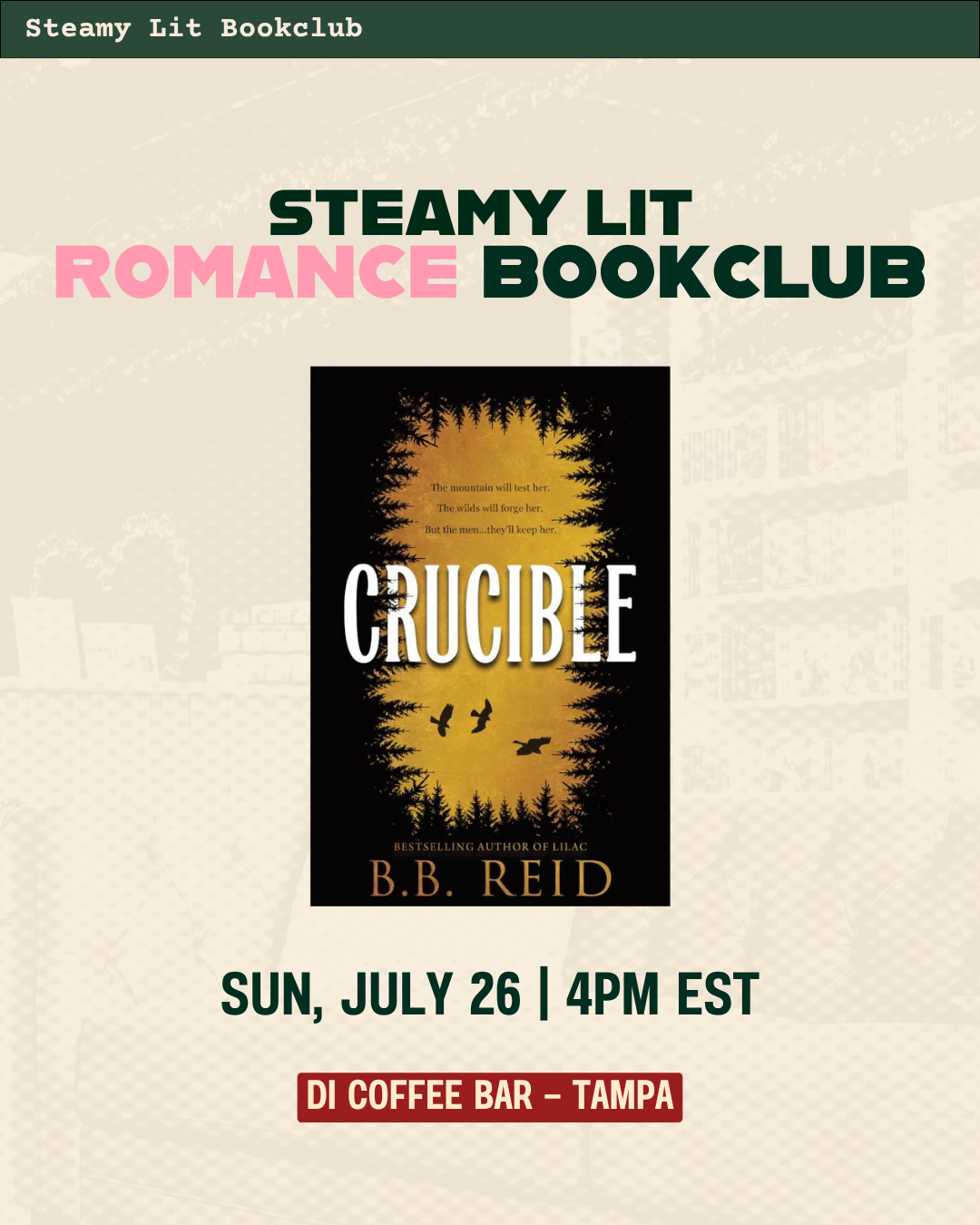 July 2026 - Steamy Lit Book Club