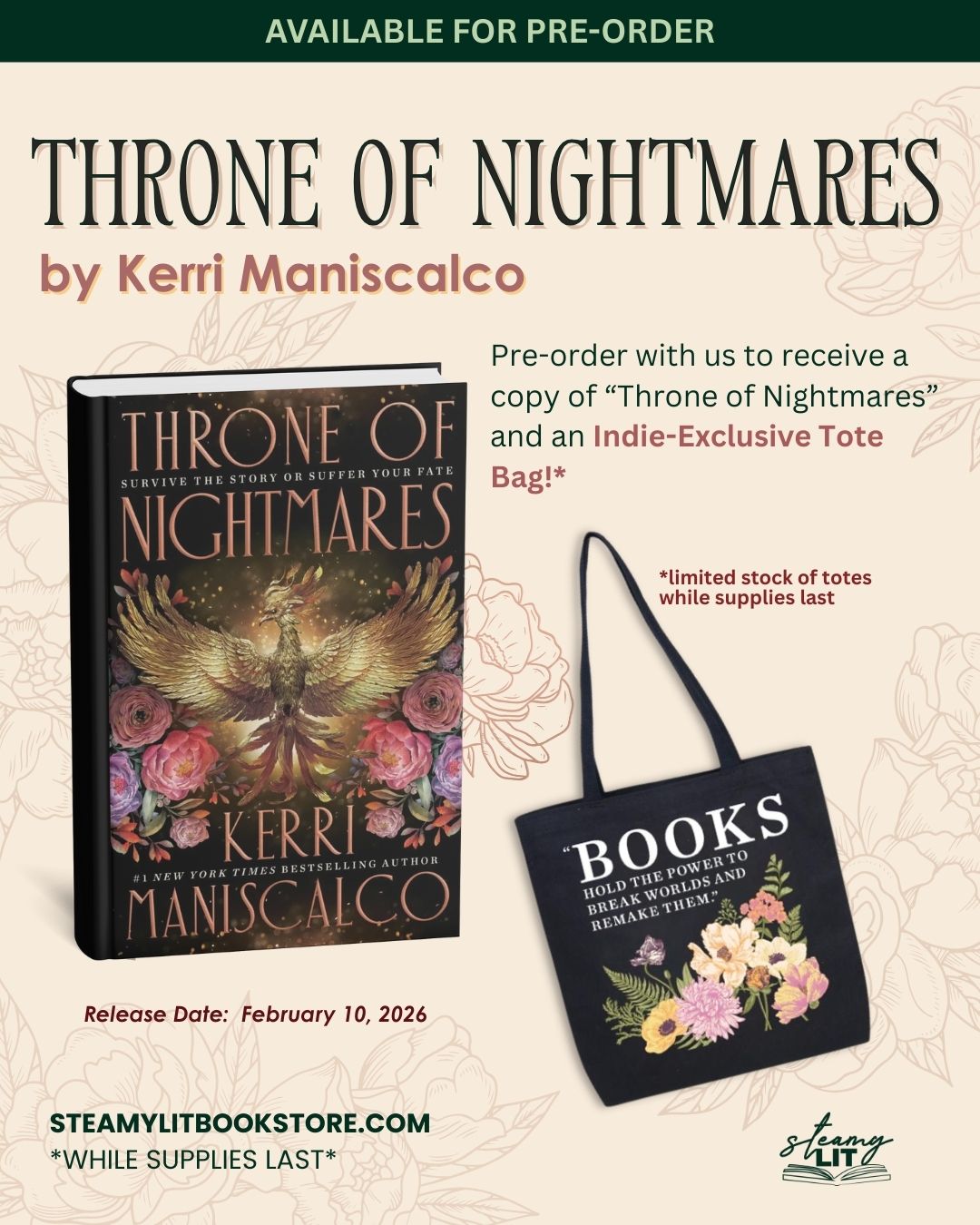 Throne of Nightmares by Kerri Maniscalco (Pre-Order Campaign)