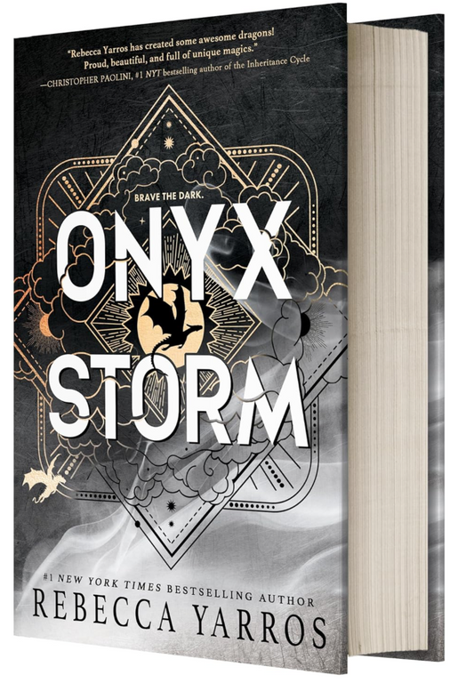 Onyx Storm by Rebecca Yarros Hardcover (Standard Edition)